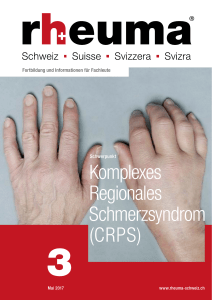 Komplexes Regionales Schmerzsyndrom (CRPS)