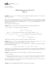 Differentialgeometrie WS 10/11 Blatt 11 - math.uni