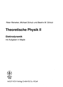 Theoretische Physik II
