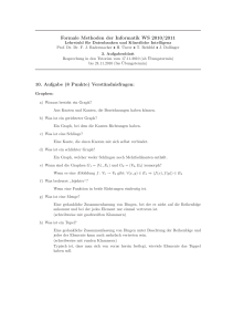 Formale Methoden der Informatik WS 2010/2011 10. Aufgabe (8