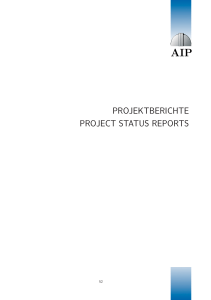 projektberichte project status reports