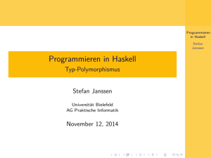 Programmieren in Haskell - Typ