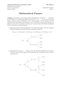 Mathematical Finance - Mathematisches Seminar