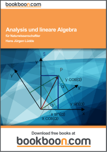 Analysis und lineare Algebra