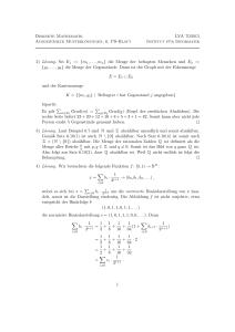 Diskrete Mathematik LVA 703015 Ausgewählte Musterlösungen, 6