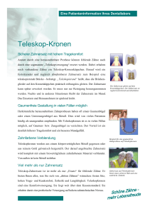 Teleskop-Kronen - Zahntechnik Trepels GmbH