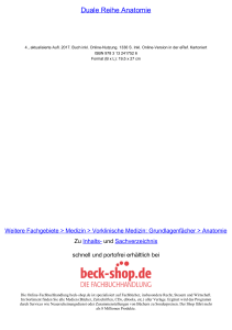 Duale Reihe Anatomie - ReadingSample - Beck-Shop