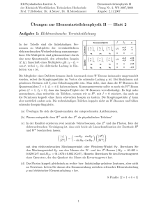 Blatt 2 - Server der Fachgruppe Physik der RWTH Aachen