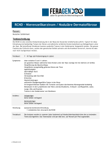 RCND – Nierenzellkarzinom / Noduläre Dermatofibrose