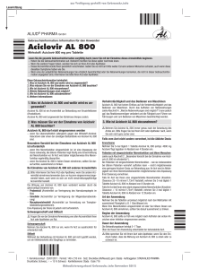 Aciclovir AL 800