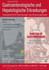 Hepatitis C und Psyche - Krause und Pachernegg