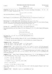 Mathematische Grundlagen Blatt 2