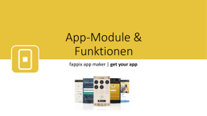 App-Module und Funktionen