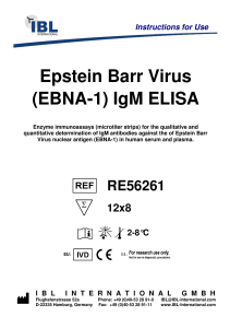 Epstein Barr Virus (EBNA-1) IgM ELISA