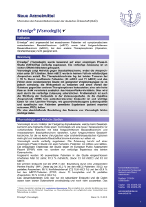 Erivedge® (Vismodegib) - Arzneimittelkommission der deutschen