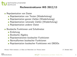 Rechnerstrukturen WS 2012/13