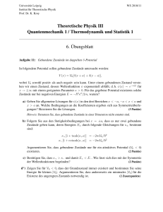 Theoretische Physik III Quantenmechanik 1 / Thermodynamik und