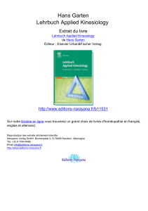 Hans Garten Lehrbuch Applied Kinesiology