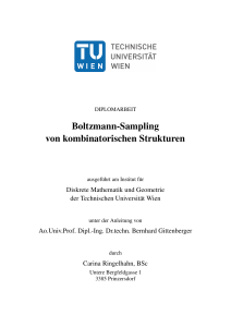 Boltzmann-Sampling von kombinatorischen Strukturen