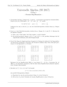 Universelle Algebra (SS 2017)