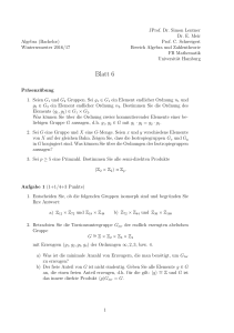 Blatt 6 - math.uni