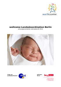wellcome Berlin Jahresbericht 2013