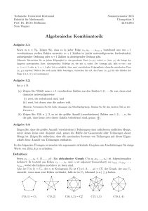Algebraische Kombinatorik