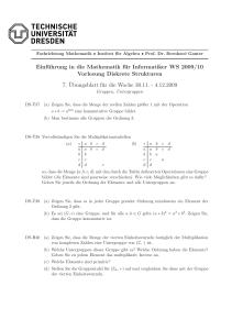 Einführung in die Mathematik für Informatiker WS 2009/10