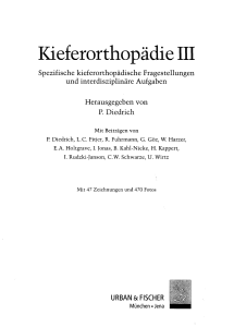 Kieferorthopädie III