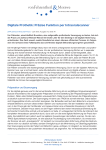 Digitale Prothetik: Präzise Funktion per