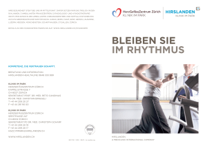 Herzrhythmusstörungen: Bleiben Sie im Rhythmus 01.08.2015