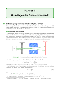 Grundlagen der Quantenmechanik