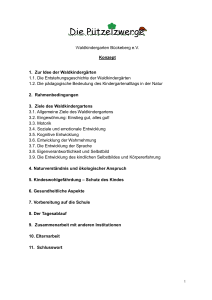 Waldkindergarten Bückeberg e.V. Konzept 1. Zur Idee der