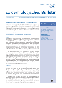 Epidemiologisches Bulletin 24/2009