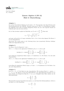 (SS 13) Blatt 2 - math.uni