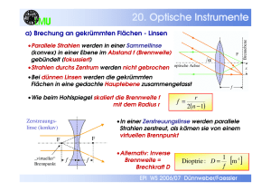 20. Optische Instrumente Instrumente