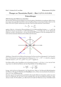 Übungen zur Theoretischen Physik 1 – Blatt 11 (27.01.
