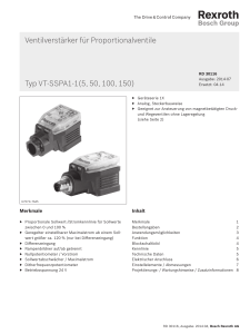 Ventilverstärker für Proportionalventile Typ VT-SSPA1