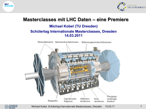 Masterclasses mit LHC Daten – eine Premiere