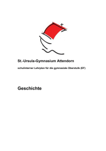 Geschichte - St. - Ursula - Gymnasium