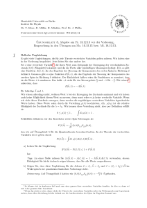 Fortgeschrittenen Quantentheorie WS 12/13 - Humboldt