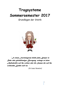 Tragsysteme Sommersemester 2017