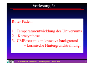 Wim de Boer, Karlsruhe Kosmologie VL, 16.11.2010