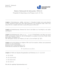 Diskrete Mathematik für Informatiker, WS12/13