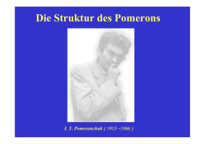 Die Struktur des ‚Pomerons`