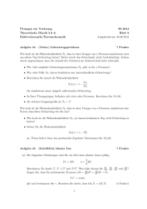 ¨Ubungen zur Vorlesung SS 2012 Theoretische Physik LA 2: Blatt 8