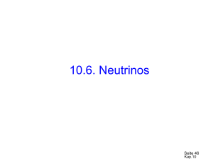 10.6. Neutrinos