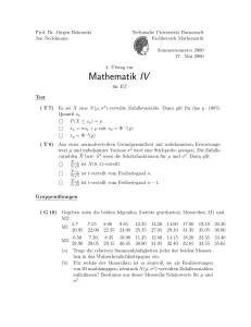 Mathematik IV - TU Darmstadt/Mathematik