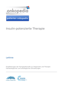 Insulin-potenzierte Therapie