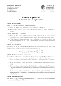 Lineare Algebra II - TU Darmstadt/Mathematik